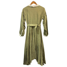 画像をギャラリービューアに読み込む, ha za ma ハザマ 経年真価のワンピース S カーキ 14843