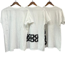 画像をギャラリービューアに読み込む, CDG×HANES コムデギャルソン ヘインズ 3 TAGLESS T-SHIRTS 3枚セットプリントTシャツ L ホワイト 14982 14983 14984