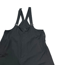 Lade das Bild in den Galerie-Viewer, Y's ワイズ 26SS COTTON FLAX GABARDINE OVERALL コットンリネンオーバーオール YK-P21-012 2 ブラック 15166