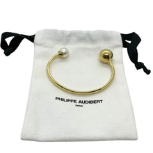 画像をギャラリービューアに読み込む, PHILIPPE AUDIBERT フィリップオーディベール UNITED ARROWS 別注 DINA F/PL ゴールドバングル ブレスレット 3505