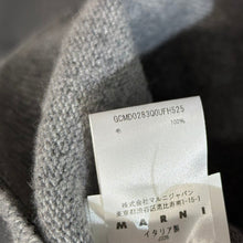 Load image into Gallery viewer, MARNI マルニ ウールロゴニットセーター GCMD0283Q0 40 グレー 14783