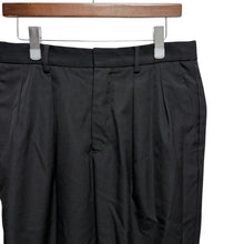 Load image into Gallery viewer, ADAM ET ROPE アダムエロペ NIKKE 2タックワイドスラックスパンツ GMS-13260-B ブラック 14025