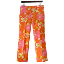 画像をギャラリービューアに読み込む, JUNYA WATANABE ジュンヤワタナベ ナイロン花柄スラックスパンツ AD1999 JP-10003M M オレンジ 15000