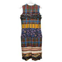 Lade das Bild in den Galerie-Viewer, robe de chambre COMME des GARCONS ローブドシャンブルコムデギャルソン マルチパターン切替ノースリーブワンピース RO-04012 AD2000 14218