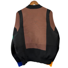 画像をギャラリービューアに読み込む, ENFOLD エンフォルド 22AW Knit Jumper マルチカラーニットブルゾン 300FA270-2370 38 ミックス R14603