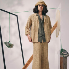 Load image into Gallery viewer, Sasquatchfabrix. サスクワァッチファブリックス 24SS LOVE & PEACE LACE LAPEL JACKET ラブアンドピースレースジャケット 24SS-SY9-009 13932