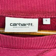 Lade das Bild in den Galerie-Viewer, Carhartt WIP カーハート AMERICAN SCRIPT SWEAT アメリカンスクリプトスウェット L バーガンディ 15357
