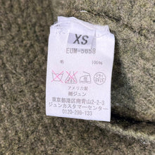 画像をギャラリービューアに読み込む, The Elder Statesman ジエルダーステイツマン クロップドカシミヤクルーネックニット XS カーキ 15328