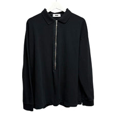 画像をギャラリービューアに読み込む, REVERBERATE リバーバレイト ZIP LONG SLEEVE POLO ジップロングスリーブポロシャツ 14032