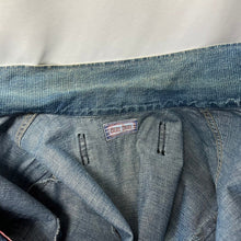 Lade das Bild in den Galerie-Viewer, BLUEBLUE ブルーブルー パッチワークデザインデニムジャンプスーツ オールインワン