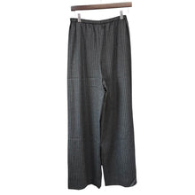 画像をギャラリービューアに読み込む, ENFOLD エンフォルド 22AW STRAIGHT SEMI-WIDE TROUSERS ストレートセミワイドストライプパンツ 300FA231-2390 38 グレー R14654