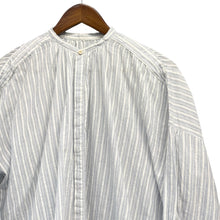 画像をギャラリービューアに読み込む, suzuki takayuki スズキタカユキ 22SS khadi shirtⅡ カディコットンストライプシャツ S221-17 14262