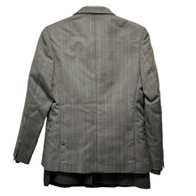 Lade das Bild in den Galerie-Viewer, COMME des GARCONS コムデギャルソン 00AW レイヤードジップデザインジャケット AD2000 S グレー 3473