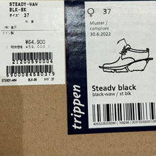 画像をギャラリービューアに読み込む, trippen トリッペン Leather Steady Shoe in Black スクエアレザーシューズ サイズ37 R14598