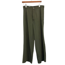 이미지를 갤러리 뷰어에 로드 , DRIES VAN NOTEN ドリスヴァンノッテン ウールワイドスラックスパンツ 48 カーキ 15751