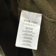 画像をギャラリービューアに読み込む, DRIES VAN NOTEN ドリスヴァンノッテン カシミヤVネックニットカットソー S カーキ 15354