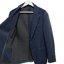 画像をギャラリービューアに読み込む, ESTNATION エストネーション コーデュロイストレッチテーラードジャケット M ネイビー 24