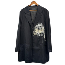 Lade das Bild in den Galerie-Viewer, S'YTE by yohji yamamoto サイト ヨウジヤマモト COTTON TWILL SKULL EMBROIDERY JACKET スカル刺繍ジャケット UQ-J08-001 2 ブラック 15826