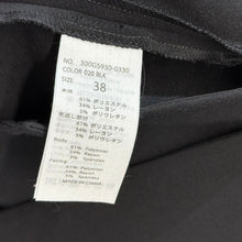 画像をギャラリービューアに読み込む, ENFOLD エンフォルド 23SS VASE JACKET ノーカラージャケット 300GS930-0330 38 ブラック R14663