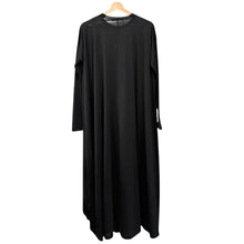 画像をギャラリービューアに読み込む, ENFOLD エンフォルド 20AW ウールジャージーロングスリーブマキシワンピース 300DA183-2430 36 ブラック 14701