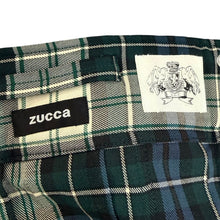 将图片加载到图库查看器,ZUCCA ズッカ 01AW archive マルチボタンチェック柄プリーツスカート M ミックス 15611