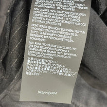 画像をギャラリービューアに読み込む, SAINT LAURENT PARIS by ANTHONY VACCARELLO サンローラパリ ピンストライプウールストレートワイドスラックスパンツ 700933 Y2F40 14282