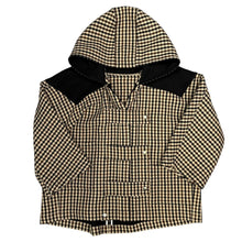 이미지를 갤러리 뷰어에 로드 , PLAN C プランシー 21AW チェック柄フードジャケット JKCAC52AG0TPA03 42 ブラウン R14615
