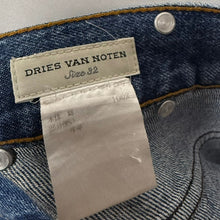画像をギャラリービューアに読み込む, DRIES VAN NOTEN ドリスヴァンノッテン 17AW ダメージ加工ストレートデニムパンツ 13735