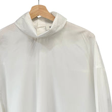 Lade das Bild in den Galerie-Viewer, ENFOLD エンフォルド 22SS ハイネックプルオーバーシャツ 300FS833-0180 38 ホワイト 14806