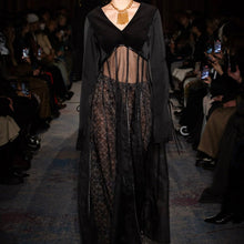 画像をギャラリービューアに読み込む, FUMIE TANAKA フミエタナカ 24AW PATCH AIR OP シースルードレスワンピース F24A-15