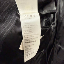 Load image into Gallery viewer, CELINE by Hedi Slimane セリーヌ エディスリマン 20SS セットアップスーツ ストライプジャケット ウールフレアスラックスパンツ 2V092808H 2P032808H
