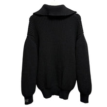 画像をギャラリービューアに読み込む, RAF SIMONS ラフシモンズ 22AW Bulky knit turtle neck cardigan ジップアップニット 14036
