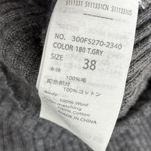 画像をギャラリービューアに読み込む, ENFOLD エンフォルド 22SS マルチカラーリブニットレイヤードカットソー 300FS270-2340 38 グレー 14702