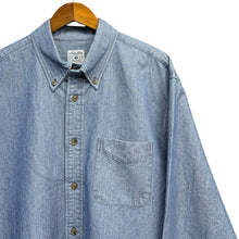 이미지를 갤러리 뷰어에 로드 , Brooks Brothers×NEAT ブルックスブラザーズ ニート DENIM SHIRT デニムシャツ L ライトブルー 14765