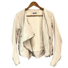 画像をギャラリービューアに読み込む, sisii シシ ユーズド加工ドレープノーカラーレザージャケット ライダースジャケット 14412