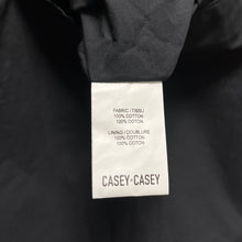 Load image into Gallery viewer, CASEY CASEY ケイシーケイシー VESTE J FEMME 3Bコットンテーラードジャケット M ブラック 14FV148 3443
