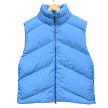이미지를 갤러리 뷰어에 로드 , STUDIO NICHOLSON スタジオニコルソン TRAIT INJECTION ECODOWN エコダウンベスト L ブルー 14965