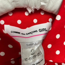 Load image into Gallery viewer, COMME des GARCONS GIRL コムデギャルソンガール SAMPLE ポルカドットラウンドカラーシャツ