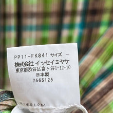 画像をギャラリービューアに読み込む, PLEATS PLEASE ISSEY MIYAKE プリーツプリーズイッセイミヤケ チェック柄サークルプルオーバーカットソー Tシャツ PP11-FK841