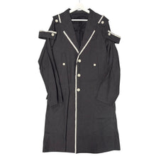 画像をギャラリービューアに読み込む, Yohji yamamoto POUR HOMME ヨウジヤマモトプールオム 24SS 耳使い肩章ロングジャケット HS-J14-318 14252