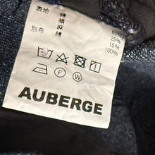 Load image into Gallery viewer, AUBERGE オーベルジュ JARDIN FR コットンシルクリネンデニムパンツ 14130