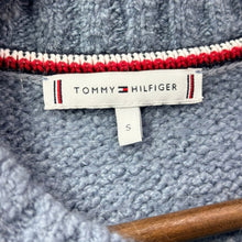 Load image into Gallery viewer, TOMMY HILFIGER トミーヒルフィガー 25SS SAMPLE テクスチャードゴールドボタンレディジャケット S ブルー 15420