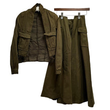 Load image into Gallery viewer, COMME des GARCONS コムデギャルソン 00SS 製品染め加工デザインジャケット ロングスカート セットアップ