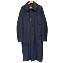 이미지를 갤러리 뷰어에 로드 , COMOLI コモリ 22AW ベルト付きミリタリーコート 3 ネイビー W03-04014 14971