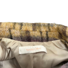 画像をギャラリービューアに読み込む, See by Chloe シーバイクロエ 15AW アルパカシャギーチェック柄ダブルブレストコート 13860