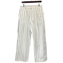 画像をギャラリービューアに読み込む, WILLY CHAVARRIA ウィリーチャバリア 21AW GONZALES TROUSER ゴンザレストラウザー ストライプスラックスパンツ S ホワイト 15684