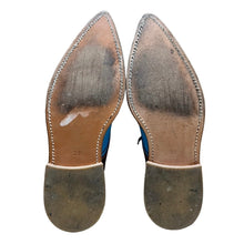 Load image into Gallery viewer, COMME des GARCONS コムデギャルソン 99AW 2トーンウエスタンレザーシューズ 23cm ブルー 3485