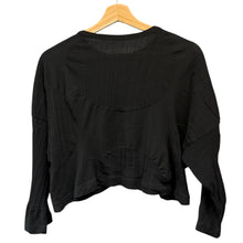 Load image into Gallery viewer, Y's ワイズ 23SS 七分袖ショート丈デザインカットソー YZ-T70-078 2 ブラック 14758