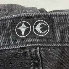 画像をギャラリービューアに読み込む, THUG CLUB サグクラブ Mohican Leather Denim Pants モヒカンフェイクレザーデニムパンツ TC24PT0402 14295