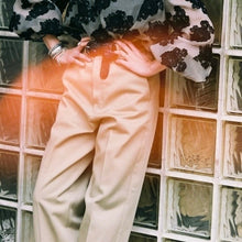 Lade das Bild in den Galerie-Viewer, CLANE×Dickies クラネ ディッキーズ HIGH WEIST PANTS ハイウエストワークストレートチノパンツ 15110-7101 14208